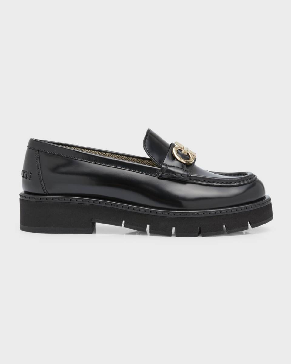Offelia Calfskin Bit Loafers
